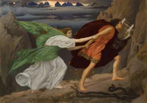 Orpheus and Eurydice by Edward John Poynter Oil Painting