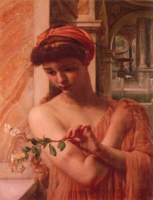 Psyche in the Temple of Love by Edward John Poynter Oil Painting