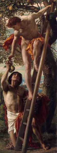 The Golden Age by Edward John Poynter Oil Painting