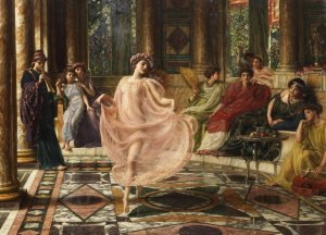 The Ionian Dance by Edward John Poynter Oil Painting