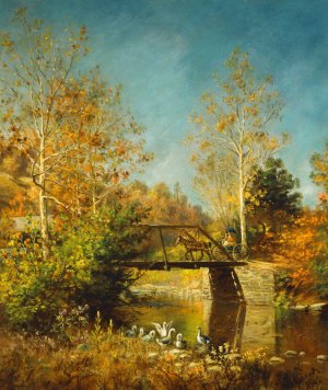 Going to Town by Edward Lamson Henry Oil Painting
