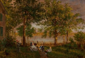 Homestead by Edward Lamson Henry Oil Painting