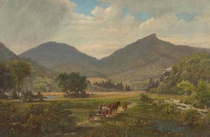 Mountain Carriage by Edward Lamson Henry Oil Painting