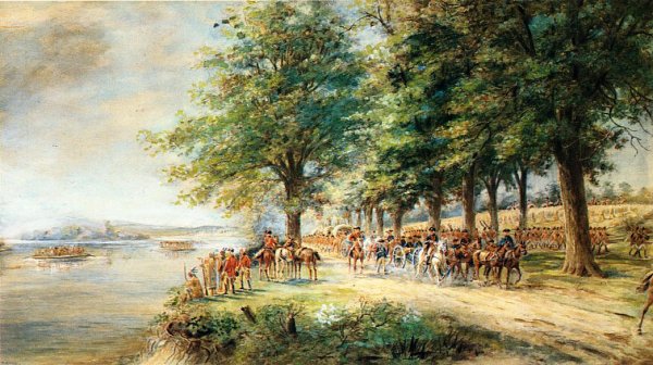 Main Product Photo of The Army of General Burgoyne Painting by Edward Lamson Henry
