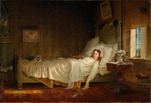 The Invalid by Edward Lamson Henry Oil Painting