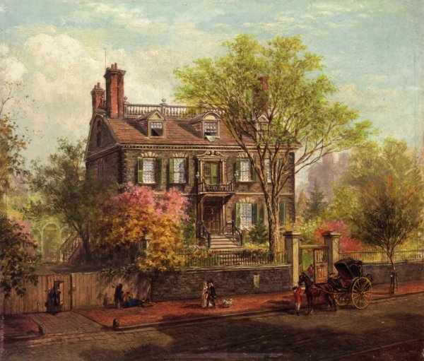 Main Product Photo of The John Hancock House Painting by Edward Lamson Henry