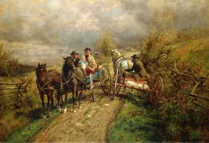 The Latest Village Scandal painting by Edward Lamson Henry