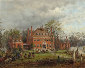 The Old Westover House by Edward Lamson Henry Oil Painting