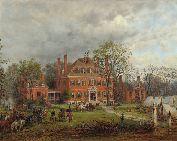 Main Product Photo of The Old Westover House  Painting by Edward Lamson Henry