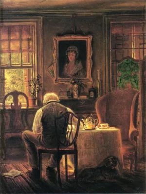 The Widower by Edward Lamson Henry - Oil Painting Reproduction