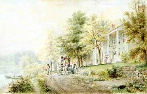 Visit to the Plantation painting by Edward Lamson Henry