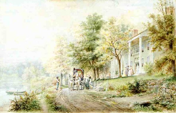 Main Product Photo of Visit to the Plantation Painting by Edward Lamson Henry