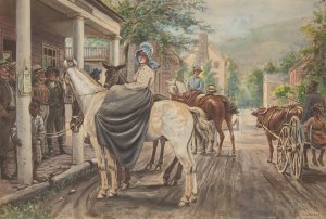 Waiting by Edward Lamson Henry Oil Painting