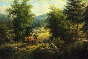 What Luck by Edward Lamson Henry - Oil Painting Reproduction