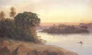 And I will See, Before I Die the Palms and Temples of the South Oil painting by Edward Lear