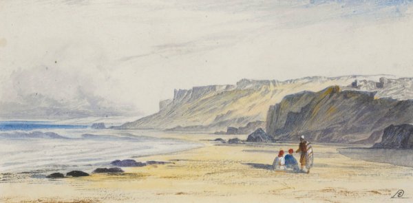 Main Product Photo of Ascalon, Palestine Painting by Edward Lear
