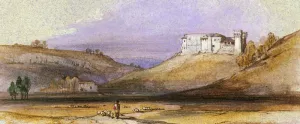 Crescenza painting by Edward Lear