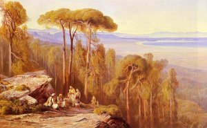 Marathon by Edward Lear Oil Painting