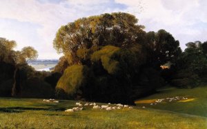 Nuneham by Edward Lear Oil Painting