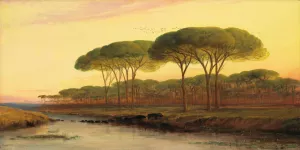 Ravenna Oil painting by Edward Lear