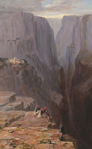 Zagori, Greece by Edward Lear Oil Painting
