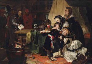 The Last Parting of Marie Antoinette and her Son by Edward Matthew Ward Oil Painting