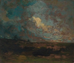 After the Shower by Edward Mitchell Bannister Oil Painting