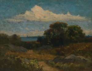Landscape by Edward Mitchell Bannister Oil Painting