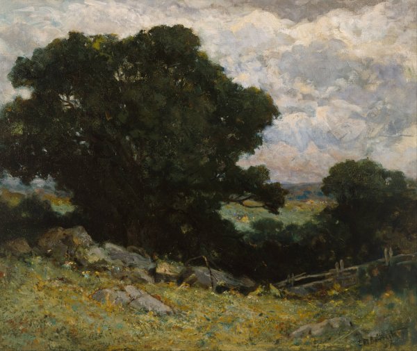 Landscape by Edward Mitchell Bannister - Hand-Painted Oil Painting Reproduction