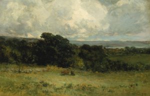 Pleasant Pastures by Edward Mitchell Bannister Oil Painting