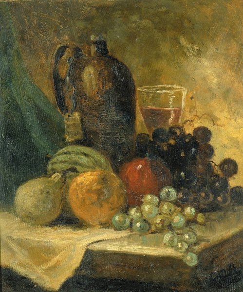 Still Life by Edward Mitchell Bannister - Hand-Painted Oil Painting Reproduction