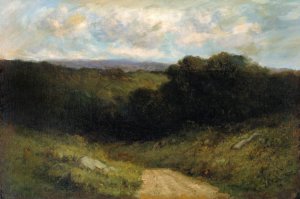 The Road to the Valley by Edward Mitchell Bannister Oil Painting