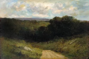 The Road to the Valley by Edward Mitchell Bannister Oil Painting
