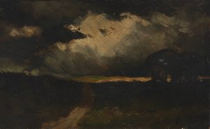The Storm by Edward Mitchell Bannister Oil Painting
