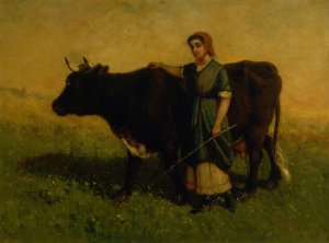 Untitled by Edward Mitchell Bannister Oil Painting