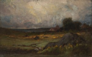 Untitled by Edward Mitchell Bannister Oil Painting