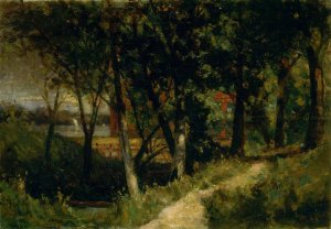 Untitled by Edward Mitchell Bannister Oil Painting