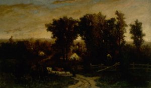 Untitled Oil painting by Edward Mitchell Bannister