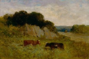 Untitled by Edward Mitchell Bannister Oil Painting