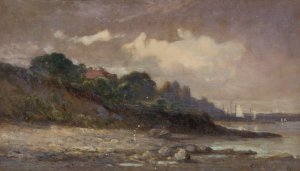 Untitled by Edward Mitchell Bannister Oil Painting