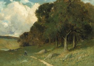 Untitled by Edward Mitchell Bannister Oil Painting