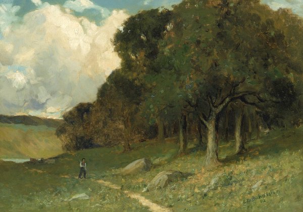 Untitled  by Edward Mitchell Bannister - Hand-Painted Oil Painting Reproduction