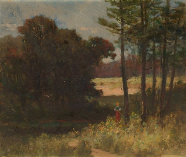 Untitled  by Edward Mitchell Bannister - Hand-Painted Oil Painting Reproduction