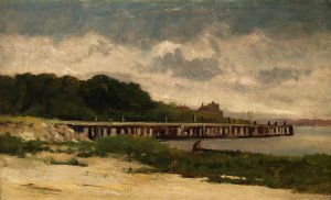 Untitled by Edward Mitchell Bannister Oil Painting