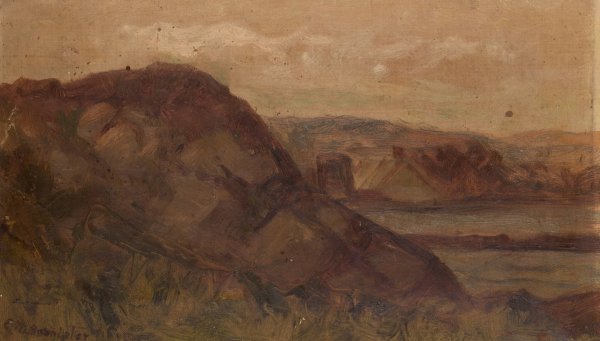 Untitled  by Edward Mitchell Bannister - Hand-Painted Oil Painting Reproduction