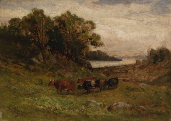 Untitled  by Edward Mitchell Bannister - Hand-Painted Oil Painting Reproduction