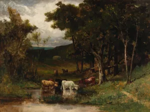 Untitled Oil painting by Edward Mitchell Bannister