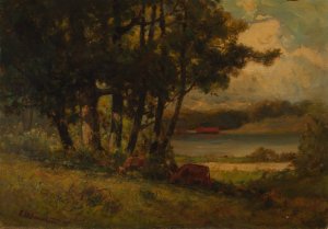 Untitled by Edward Mitchell Bannister Oil Painting