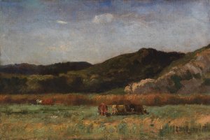 Untitled by Edward Mitchell Bannister Oil Painting