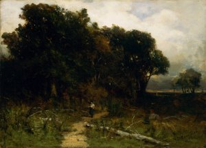Untitled by Edward Mitchell Bannister Oil Painting